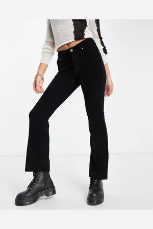 ASOS Low rise rigid flare jean in cord