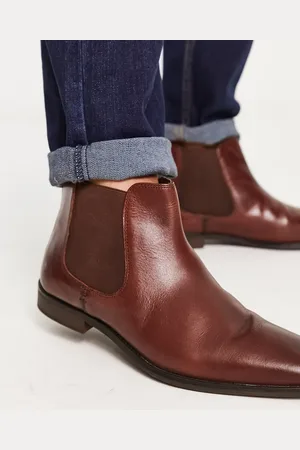 Red Tape Leather formal chelsea boots in