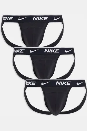 Nike 3 pack cotton stretch jock straps in