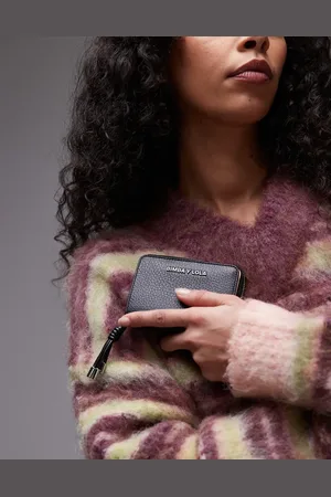 Bimba y Lola Zip up leather purse in