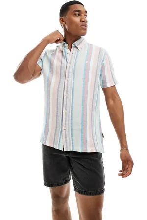 Ben Sherman Short sleeve multicolour stripe shirt in