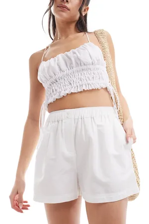 COLLUSION Beach woven boxer short in