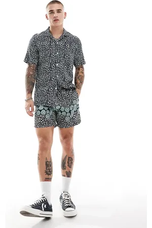 Farah Colbert co-ord flower print swim shorts in