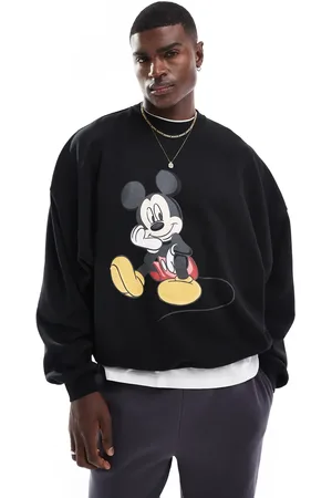 ASOS Extreme oversized sweatshirt with Disney mickey mouse print in