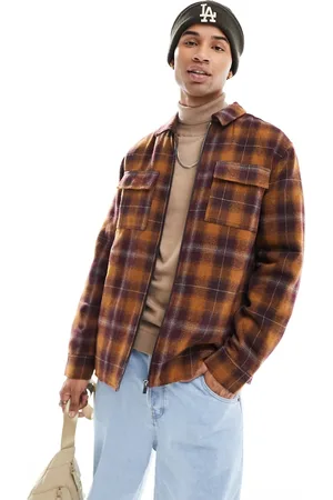 New Look Check overshirt in