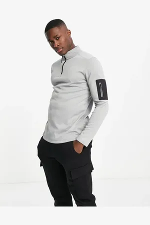 Able Active A Better Life Exists Active half zip long sleeve t-shirt in