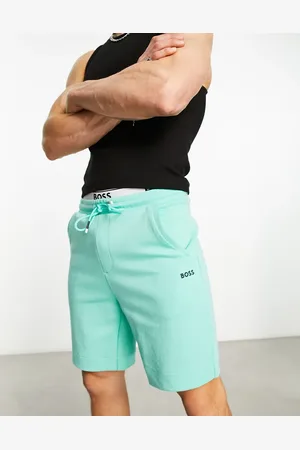 HUGO BOSS Headlo jersey shorts in aqua