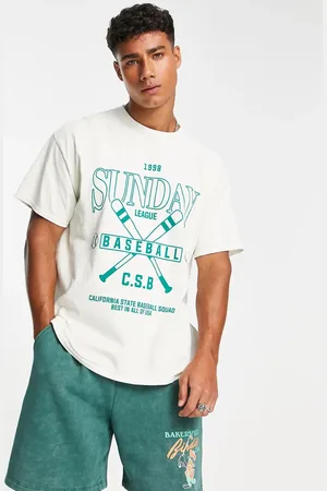 New Look Sunday baseball t-shirt in