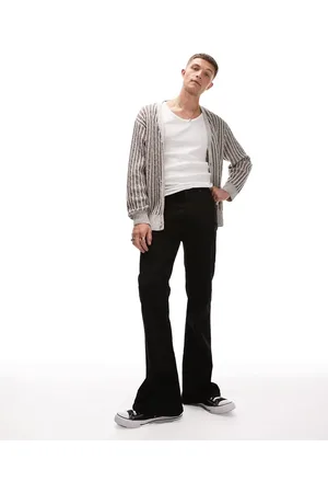 Topman Stretch flare jeans in