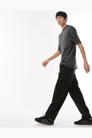 Topman Oversized fit t-shirt in charcoal