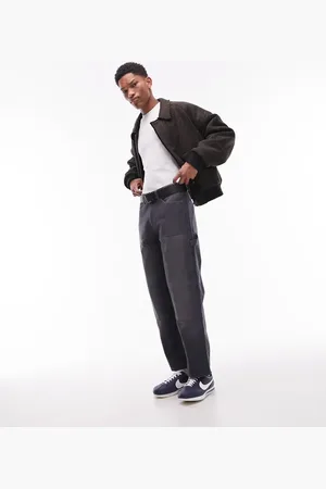 Topman Loose carpenter trousers in