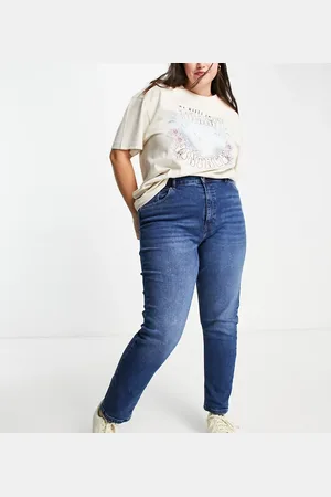 ONLY Carenda mom jeans in dark blue