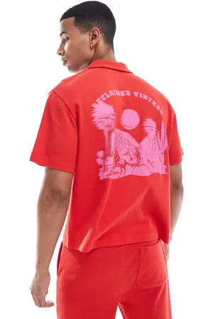 Reclaimed Jersey shirt with rodeo back print in