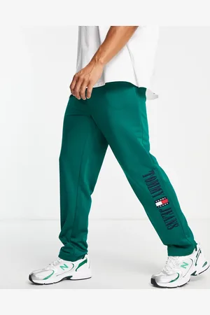 Tommy Hilfiger Ethan straight archive logo tricot joggers in dark