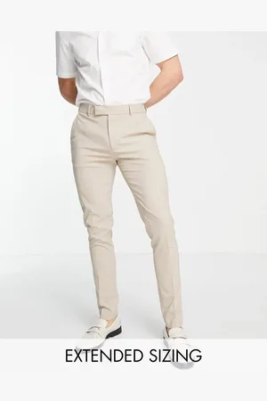 ASOS Skinny smart trousers in stone