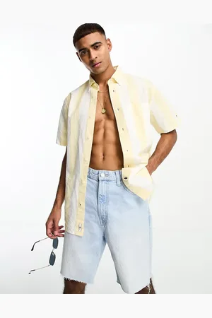 Tommy Hilfiger Regular fit stripe short sleeve shirt in