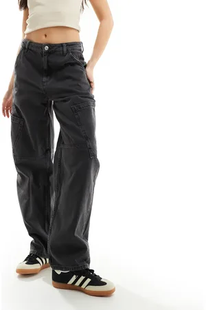 MANGO Oversized mom jeans in