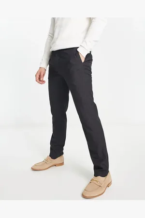 River Island Smart slim trousers in dark