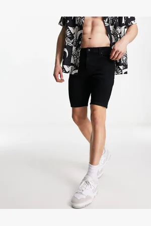 ASOS Skinny regular length denim shorts in