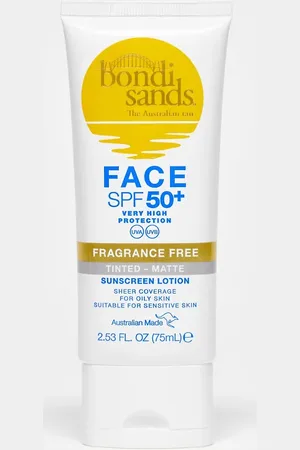 BONDI SPF 50+ Fragrance Free Matte Tinted Face Lotion 75ml