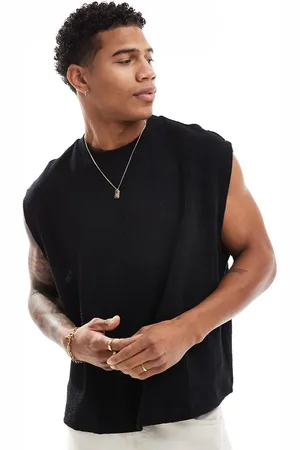ASOS Extreme oversized tank in jacquard