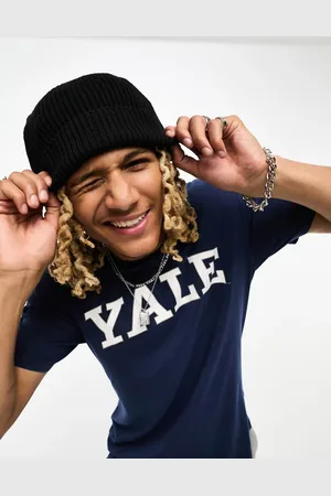 Cotton On Cotton On relaxed t-shirt in washed navy with Yale graphic