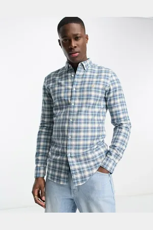 Farah Fraser check long sleeve shirt in