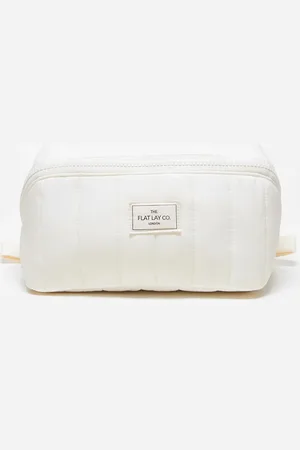 Flat Lay Company The Flat Lay Co. Marshmallow Open Flat Box Bag in Vanilla