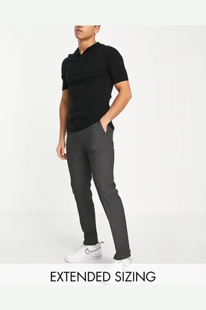 ASOS Slim smart trouser in charcoal