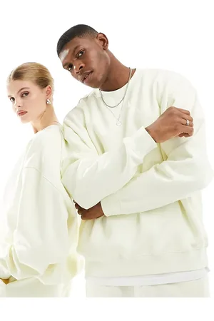 Weekday Unisex co-ord oversized sweatshirt in pale exclusive to ASOS