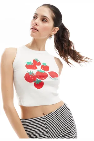 Stradivarius Tomatoes tank top in