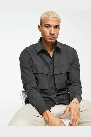 Dr Denim Double pocket overshirt in