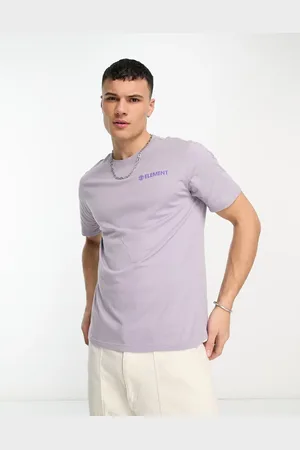 Element Chest logo t-shirt in lavender