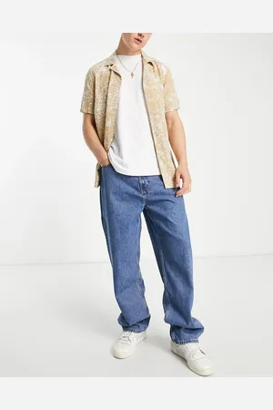 Weekday Galaxy loose straight jeans in 90