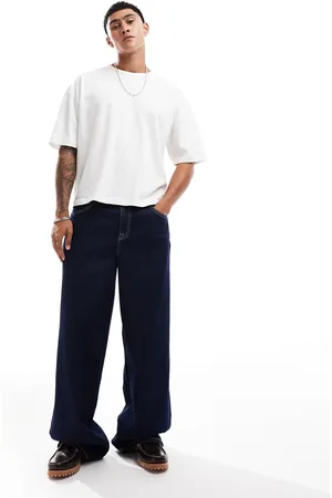 ASOS Super baggy jeans in indigo