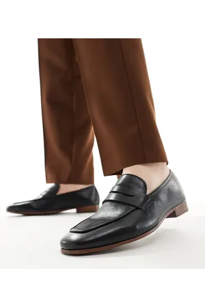 WALK LONDON Capri Saddle Loafers In Leather