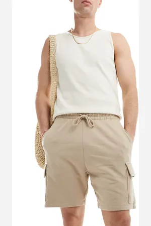 ASOS Slim shorts with cargo pocket in beige