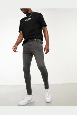 ASOS Spray on jeans with power stretch in washed