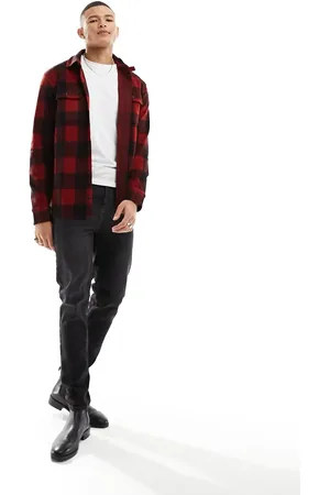 Ralph Lauren Flannel check overshirt in /black