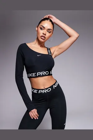 Nike Nike Pro Training asymetric long sleeve top in