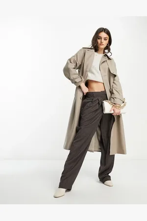 & OTHER STORIES Belted trench coat in beige