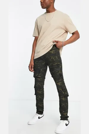 American Stitch Stretch nylon pocket cargo trousers