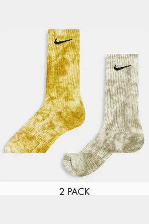 Nike Everyday Plus socks 2 pack in green and blue tie-dye