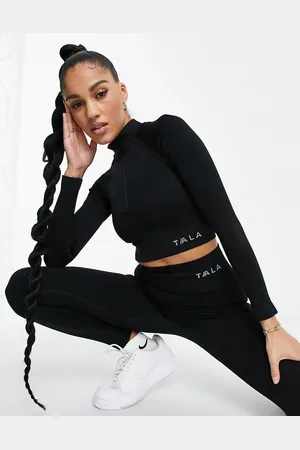 Tala Aster long sleeve crop top in
