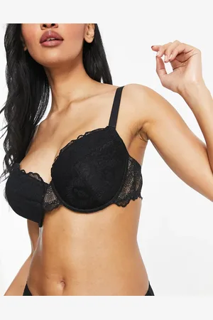 ASOS Fuller Bust Rosie lace padded plunge underwire bra in