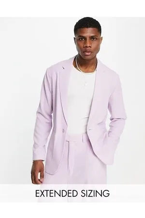 Light Purple Slim Fit Mauve Suit Mens Set With Blazer And Pant 28% Wool,  120S Wedding Groom Wear, 2022 Summer Leisure CL269H From Geymf, $234.68