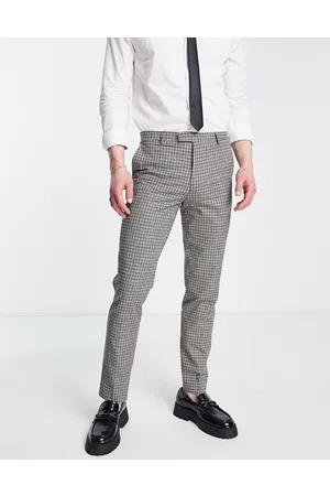 Classic Checkered Blazer with a Touch of Sheen
