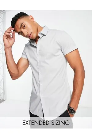 ASOS Stretch slim fit work shirt in