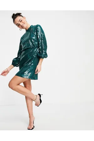 Whistles green best sale sparkly dress