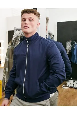 ASOS Harrington jacket with funnel neck in